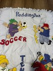 Vintage 1991 Paddington Bear By Nojo Crib Blanket Quilt
