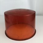 Vintage Dietz Red Yellow Revolving Beacon Plastic Dome Lens Model 234