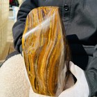 16 39lb Natural Tiger-eye Mineral Quartz Crystal Mineral Reiki Healing