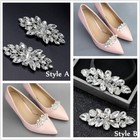 Shoe Buckle Clips Rhinestone Women Shoe Clips Bridal Shoe Clips Accessories