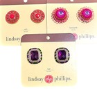 Lindsay Phillips Shoe Embellished Shoe Snaps 3 Pair