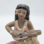 Dancing Hawaiian Hula Dancer Moves Bobble Nodder Aloha Ukulele Vtg 50s Japan