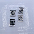 Football Helmet Chrome Chinstrap With 4 Strap Clips