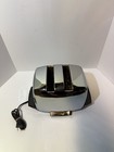 Vtg Sunbeam Radiant Shade Control Auto Drop 2 Slice Toaster Chrome At-w Working