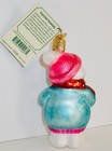 2020 Expectant Snowlady - Old World Christmas Blown Glass Ornament New 24207