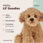 Doodles The Labradoodle Small Plush Stuffed Animal Puppy Dog  6 5   Caramel