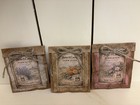 Handmade Rustic Flower Seed Packet - 3 Piece Lavender  Marigolds And Wild Rose