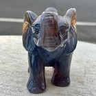 1 23lb  High Quality Agate Elephant Carvings  Specimen Decorations