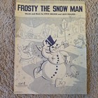 Lot Vintage Christmas Sheet Music Rudolph Frosty Jingle Bells White Xmas Silver 