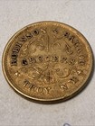 1863 Robinson   Ballou Grocers Troy  New York Ny Civil War Store Card Token