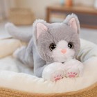 Gray Kitten Cat 18 Inch Pillow Stuffed Animal Plush Toys Toddler Doll Kids Gifts