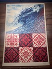 Shepard Fairey Obey Giant    wave Of Distress    Art Print Poster Signed Lithograph