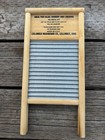 Vintage Dubl Handi Washboard Co Columbus Ohio Wash Board 18  X 8 5 8  Primitive