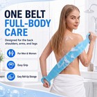 Silicone Bath Body Brush Double-sided Exfoliating Back Scrubber With Handles