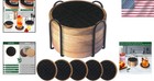Non-stick  Non-slip 5-pack Wood Coasters With Holder - Ultimate Drink Protection