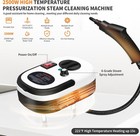 6 Level Adjustable Handheld Steam Cleaner 10s Fast Heat-up Pressurized Steamer
