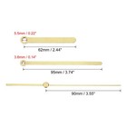 10sets  Replacement Clock Hands Kit Mechanism Movement Aluminum Wall Gold A01