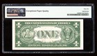 Dbr 1935-a  1 Silver Hawaii Gem Sc Block Fr  2300 Pmg 66 Epq Serial S42796004c