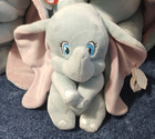 Lot 3 - Small Medium Large Ty Disney Sparkle Beanie Dumbo Elephant Plush Stuffed