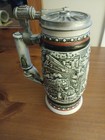 Avon Union Pacific Train Ceramic Beer Stein Mug   Lid 8  Locomotive Engine