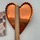 Martha By Mail Copper Set Of 4 hen Heart Hatch Bunny Xl Large Cookie Cutters