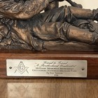 Ron Tunison Friend To Friend Bronze Sculpture 9    Gettysburg Masonic  2013 9500