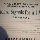 Calumet And Hecla Copper Mine Shaft Signals For All Mines Original Vintage Mich