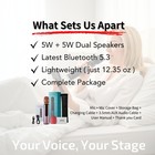 Bluetooth Karaoke Microphone Loud Wireless Portable Handheld Singing Mic For    