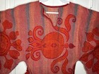 Amazing Vtg Thick Canvas Japanese T-shaped Kimono Showa Taisho Geisha Dress