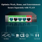 5-port Gigabit Ethernet Switch     Vlan qos  Poe In  Plug   Play  Metal Case