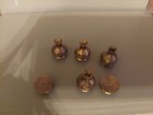 Miniature Dollhouse 1 12 Scale Brass Urns Decanters And Dishes Set Of 6