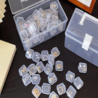 30pcs Mini Clear Plastic Small Box Case Storage Container For Jewelry Bead
