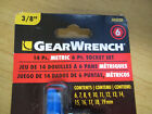 Gearwrench 80552 Shallow Metric Socket Set 14 Piece 3 8  Drive 6 Point 6mm-19mm
