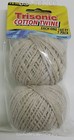 2 Rolls Cotton Twine White Natural Strings 165 Feet Each Roll