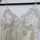 Victorias Secret Xs Y2k Ivory Lace Trim Slip Dress Lingerie Nighty Mini Dress