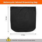 Motorcycle Helmet Bag  Large Capacity Drawstring Organizer For Motorcycle Helmet