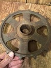 Vintage Industrial Steampunk Cast Iron 11  Gear Lamp Project Old John Deere Farm