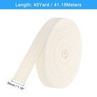 Twill Tape  1pcs 45yard 30mm Cotton Ribbon Herringbone Tape For Bag beige White 