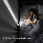 100  Blackout Window Curtain Panels  Cold And Full Light Blocking Drapes With   
