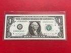1988 A  Star Note  1 Dollar Bill   Cleveland D   Low Serial Number Uncirculated