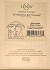 Lenox It s Raining Kitty Cat Kisses -- Valentine Kitten Sculpture --- New In Box
