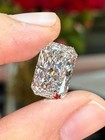 Loose 7ct Radiant Cut Natural D Color Loose Lab Grown Cvd Diamond Vvs1 Certified