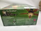 Hunter The Stratford 52  Inch New Bronze Ceiling Fan With Light New