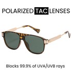 Sunglasses Luxury Designer Polarized Driving Men Women Retro Aviator Style Uv400