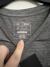 Adidas Boys  Big Kids Short Sleeve Logo Tee T-shirt Dark Gray Xl Youth 18-20 D5