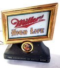 1940   s Miller High Life Cash Register Topper Girl On Moon Light Up Sign Rare