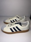 Adidas Vl Court Base White Navy Gum Shoes Women 8 5 Men 7 5 New In Box