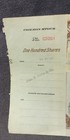 1902 Tax Stamp Baltimore   Ohio B o Railroad 100 Shares Stock Certificate Brown