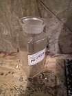 P v  Pegag Antique Glass Label Apothecary Drug Store Medicine Jar Bottle Country