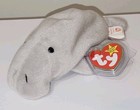 Ty Beanie Baby - Manny The Manatee  8 5 Inch  New Mwmts Stuffed Animal Toy